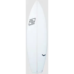 TwinsBros Batboard Future Surfboard white Gr. 5'8