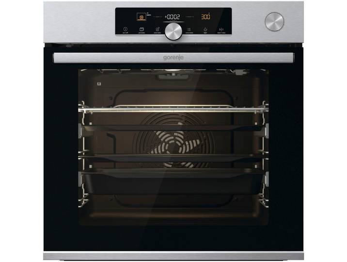 GORENJE Pyrolyse Backofen BPSA 6747, Pyrolyse-Selbstreinigung, Pyrolyse, 2fach Teleskopauszug, Wassertank für Dampf, AirFry-Funktion