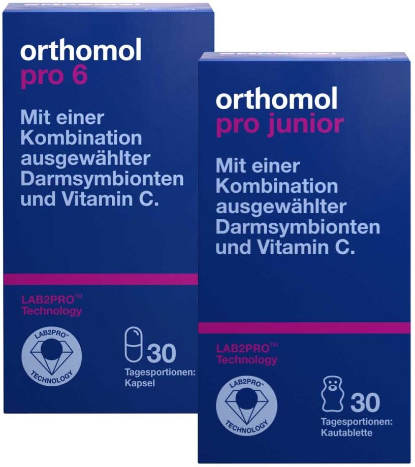 Orthomol Pro 6 + Orthomol Pro junior 2x30stk