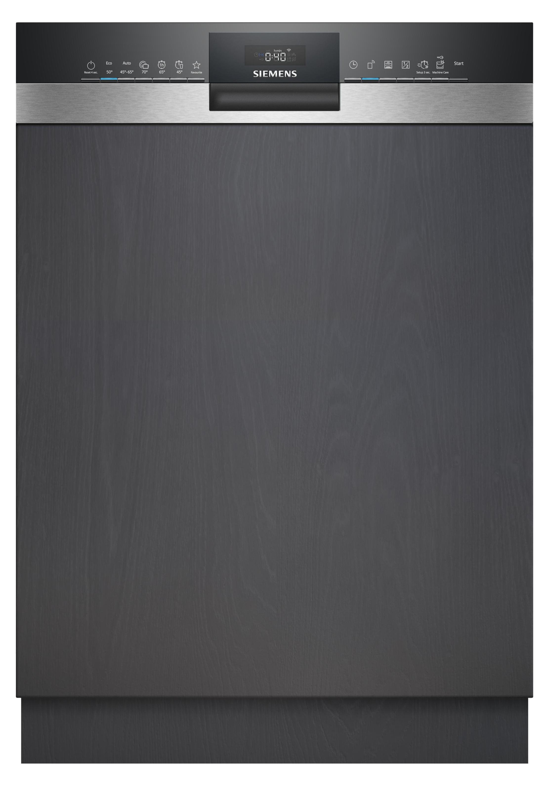 Siemens iQ300 SN53ES06UE, Halb integriert, Standardgröße (60 cm), Grau, Berührung, 1,75 m, 1,65 m