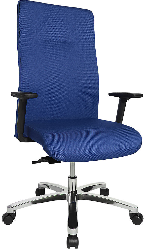 Bürostuhl BIGSTAR20, Punktsynchron-Mechanik, Tragfähigkeit 150 kg, blau Topstar