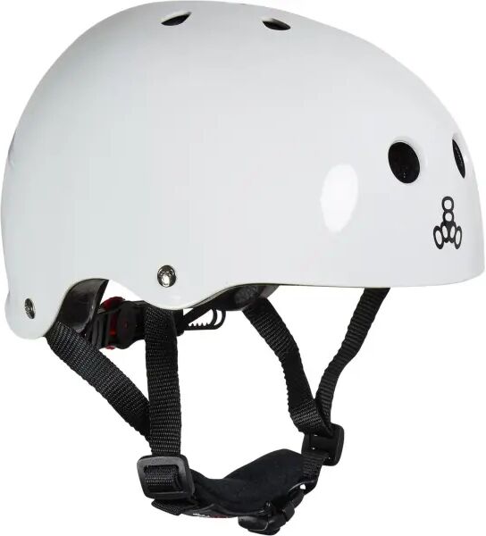 Kids Skate Helmet Triple Eight Lil 8 (46-52 - White)  - White - Size: 46-52