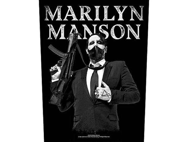 Terminal Marilyn Manson - Machine Gun (Toppa) Merchandising Ufficiale