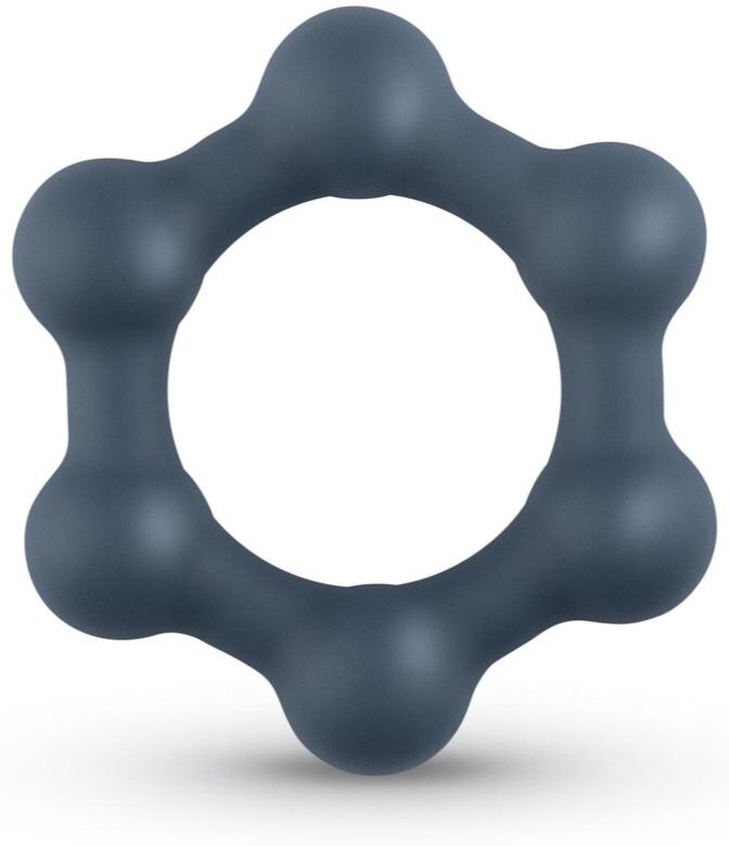Boners Hexagon Cockring Steel Balls Anneau pénien 7.5 cm
