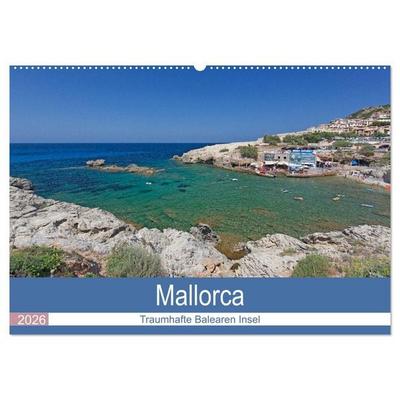 Mallorca - Traumhafte Balearen Insel (Wandkalender 2026 DIN A2 quer), CALVENDO Monatskalender
