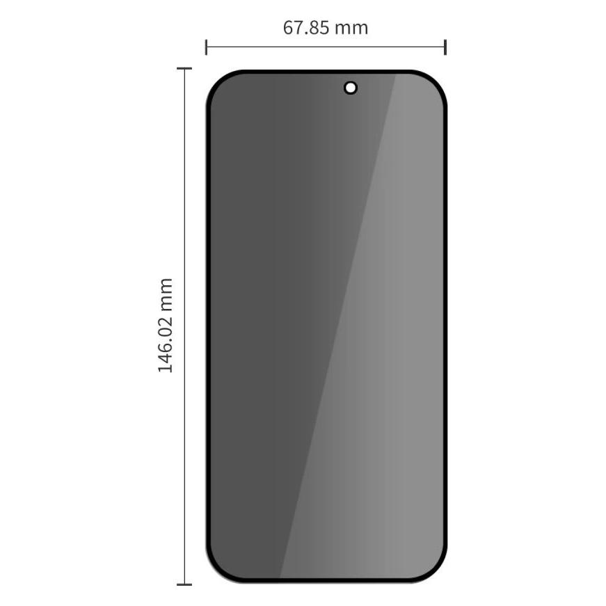 Tech-Protect Privatglas Spy+ 2-Pack Für Iphone 18 Pro Privatsphäre (2 Stk., Apple iPhone 18 Pro, Apple iPhone 18 Pro Max) (1719908377)