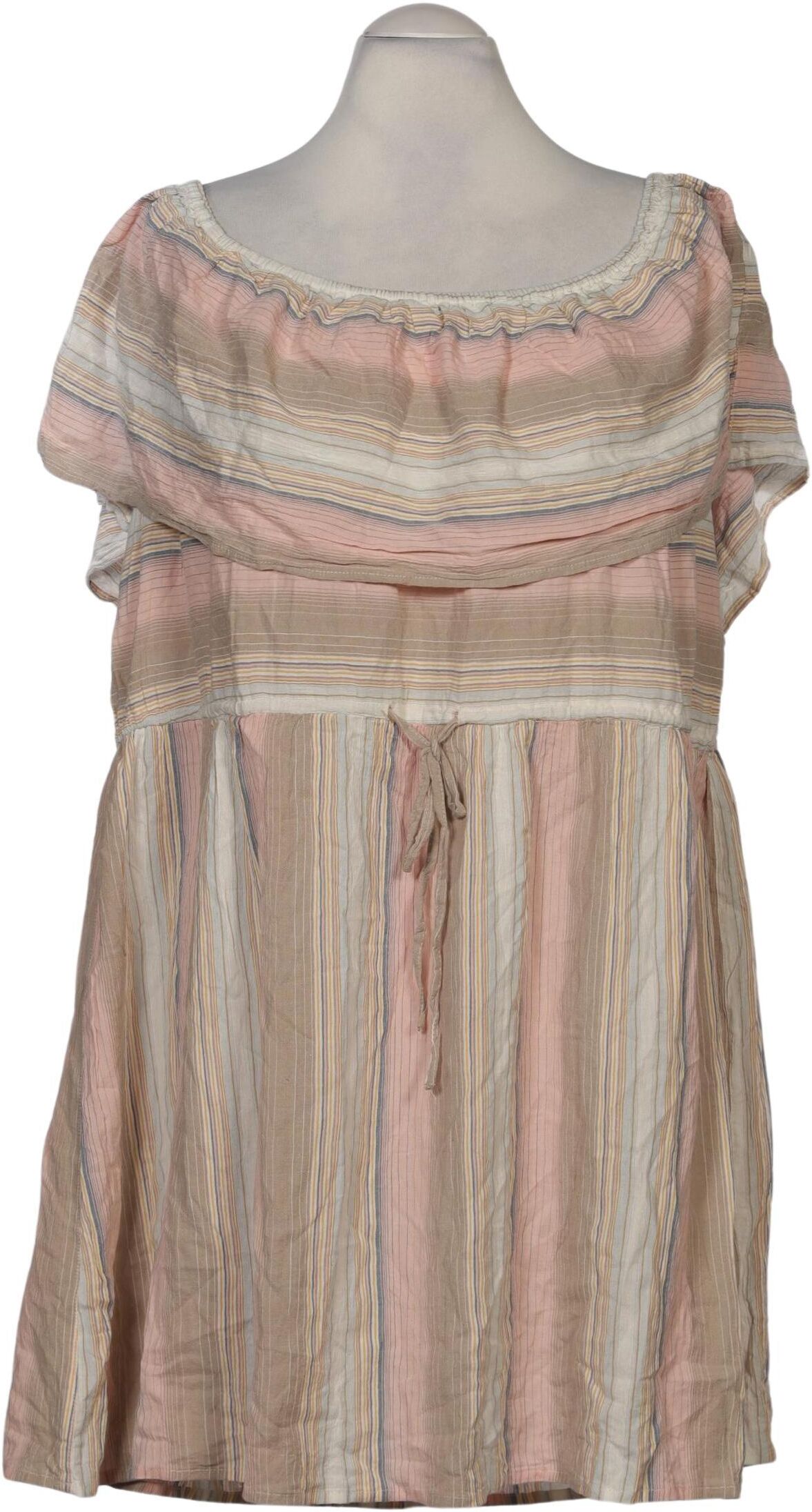 asos Curve Damen Kleid, Mehrfarbig, Gr. EU 50, Baumwolle - Second Hand
