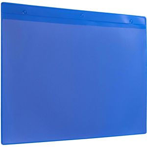 Sprintis Kennzeichnungstasche A5 quer, mit Aufhängelochung, blau, 10 Stück