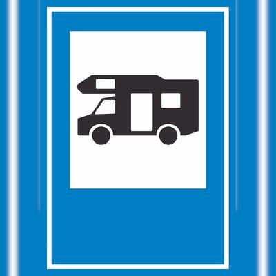 HB-Druck Campingplatz Wohnmobil Schild A1 (594x841mm)