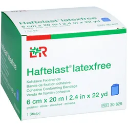 Haftelast Fixierbinde koh s.latexfrei 6 cmx20 m blau