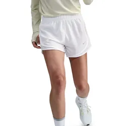 NIKE Tempo Dri-FIT Mid-Waist 3" Laufshorts Damen 100 - white/white/white/reflective silv M