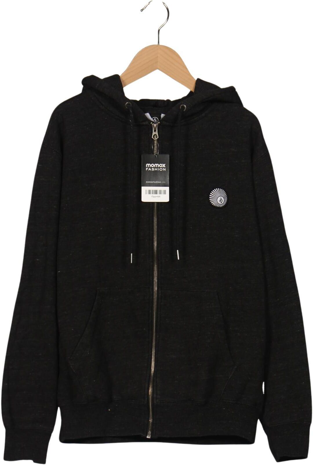 Volcom Damen Kapuzenpullover, Schwarz, Gr. S, kein / Etikett - Second Hand
