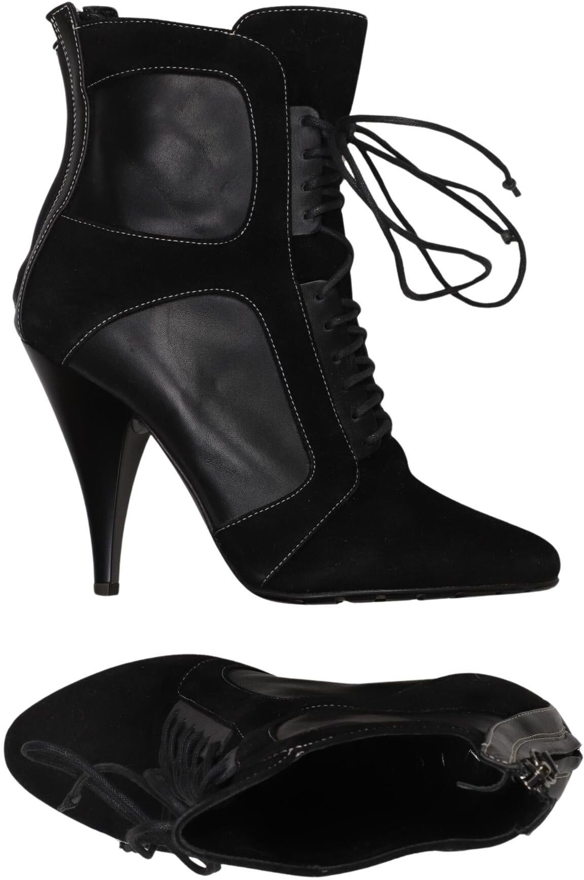 Vicini Shoes Damen Stiefelette, Schwarz, Gr. EU 36, kein / Etikett - Second Hand