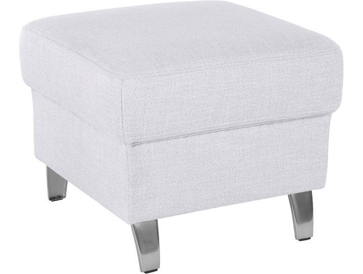 Hocker SIT & MORE Arngast , silber, B:58cm H:48cm T:58cm, Luxus-Microfaser ALTARA NUBUCK (100% Polyester);Struktur (100% Polyester);Flachgewebe (90% Polyester; 10% Polyamid), Hocker, Hocker