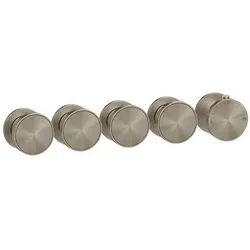 Gessi Origini Fertigmontageset Thermostat, 4-Wege, Vertikale/horizontale Wandmontage, 66338706, Farbe: Metall Schwarz PVD