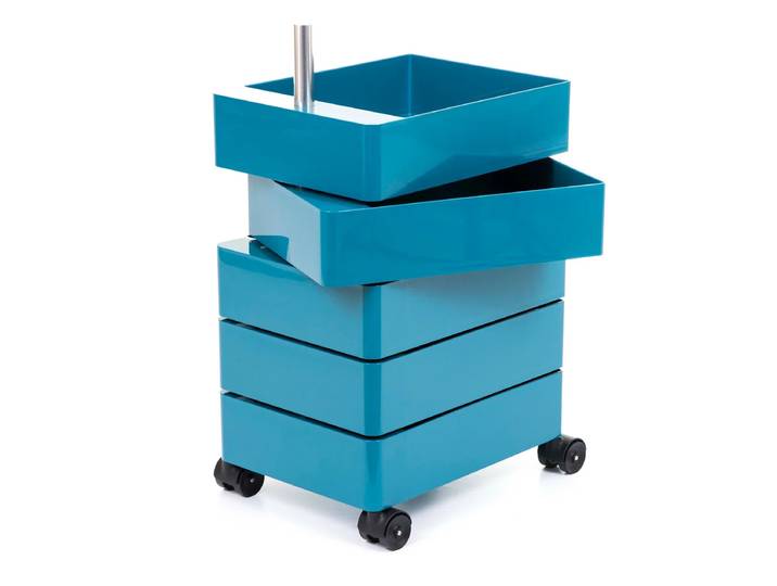Magis - 360° Container 5 Fächer, blau