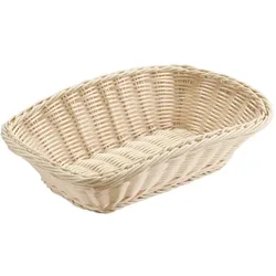 APS Tisch- und Buffetkorb/ Brot-/ Obstkorb, eckig31,5 x 22 cm, H: 8,5 cm