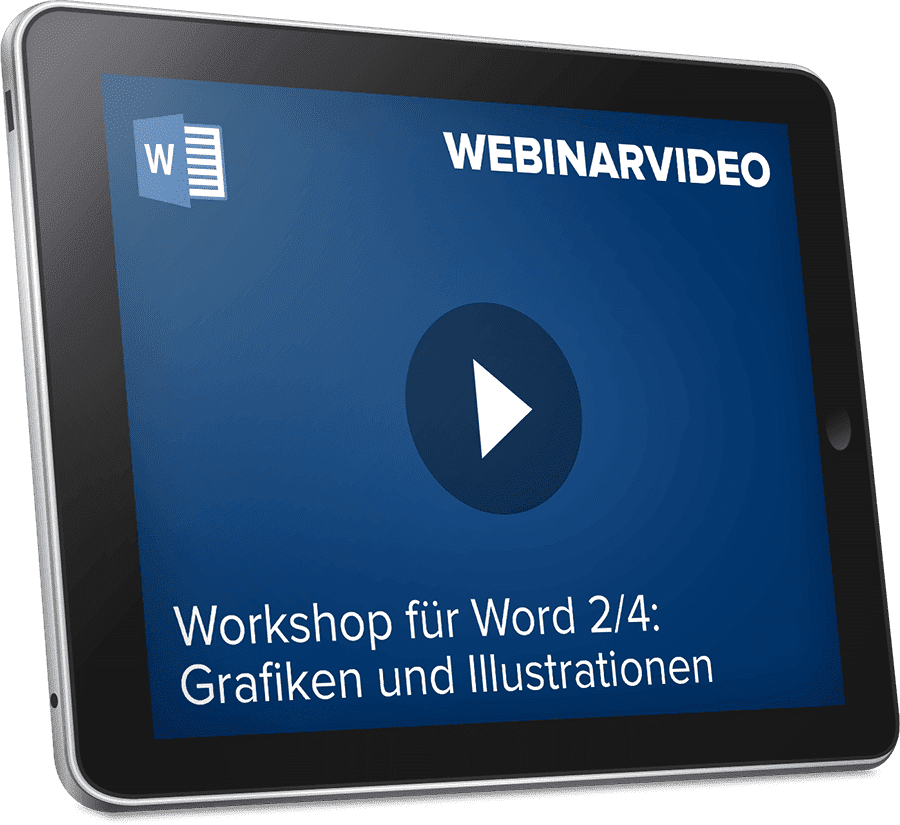 FRANZIS Webinarvideo: Word-Workshop: Teil 2/4 - Grafiken und Illustrationen