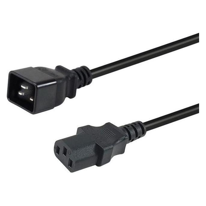 equip Netzkabel Anschl. -> C13 180°gew. sw (1.80 m) (112140)