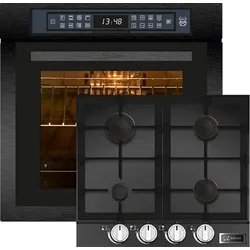 Kaiser Herd-Set EH 6306 RS Einbaubackofen+ KCG 6387 Gaskochfeld