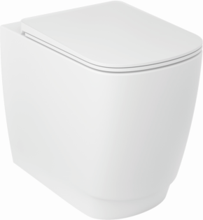 Kludi RESA S Spiralflush-Stand-WC 27WCB0353  55 cm, Universalförmiger Abfluss Mattweiß