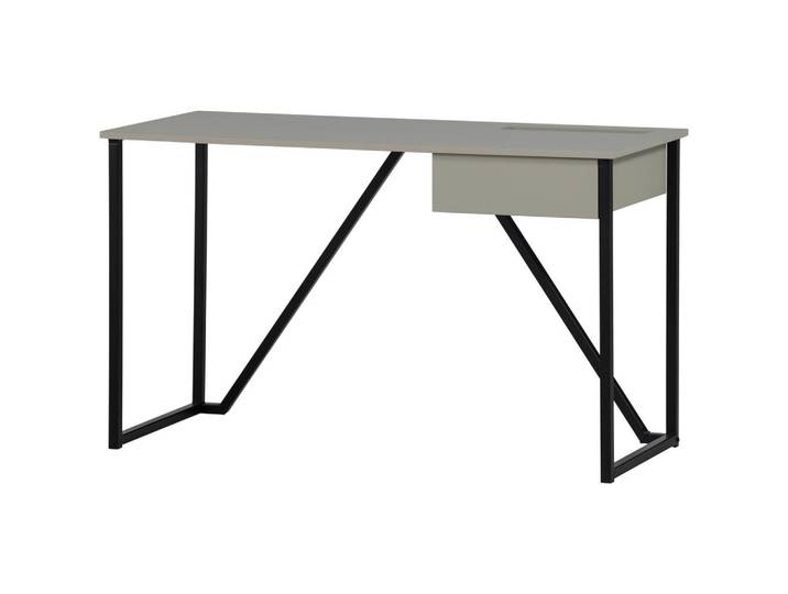 Schreibtisch New Julius Grau B: 126 cm