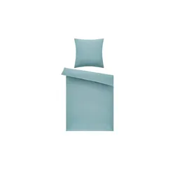 como Bettwäsche  Uni Satin ¦ grün ¦ Maße (cm): B: 135