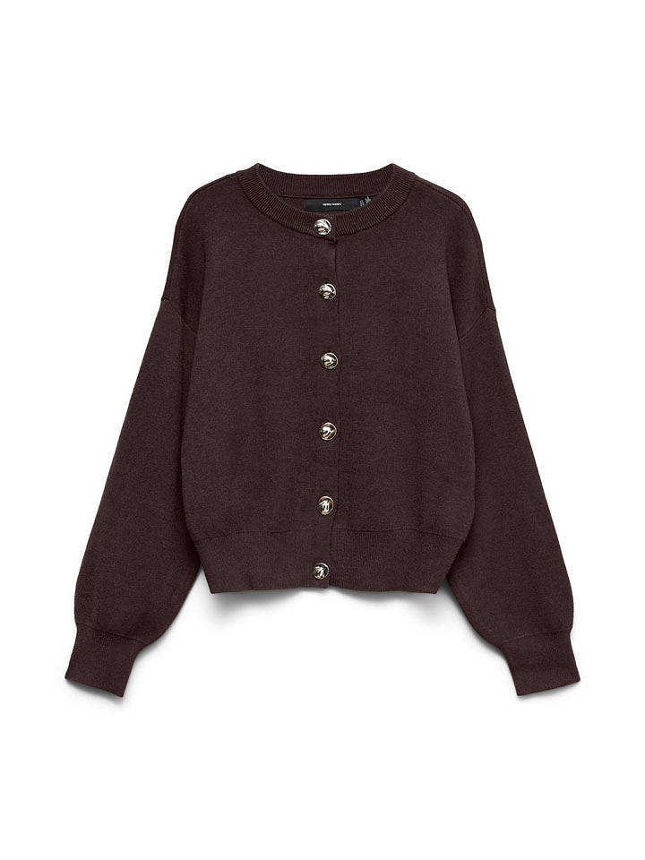 Vero Moda Cardigan in Dunkelbraun - XL