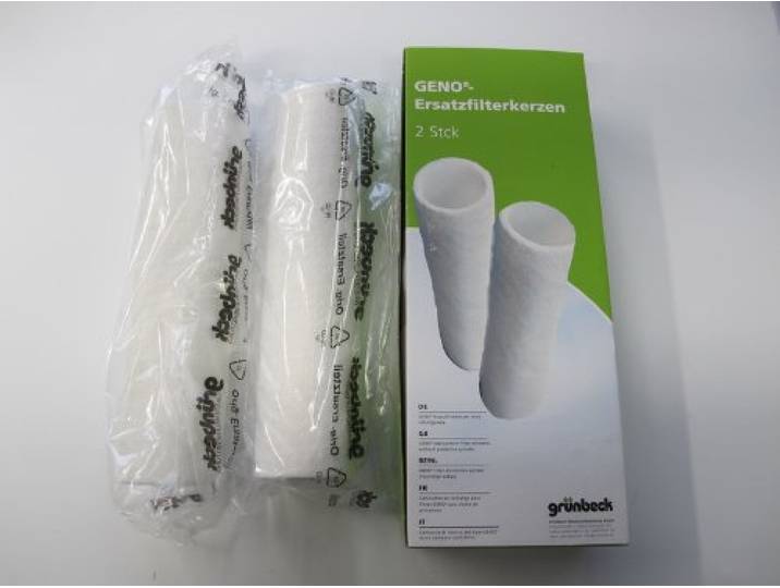 Grünbeck Ersatzfilter für Wasserfilter Typ FS-B 1 1/2 2er Pack (50 µm ohne Schutzglocke) *** (Filterhülse Vlies Filter Feinfilter Hauswasserfilter Kerzenfilter Ersatzkerzenfilter Filterkerze)
