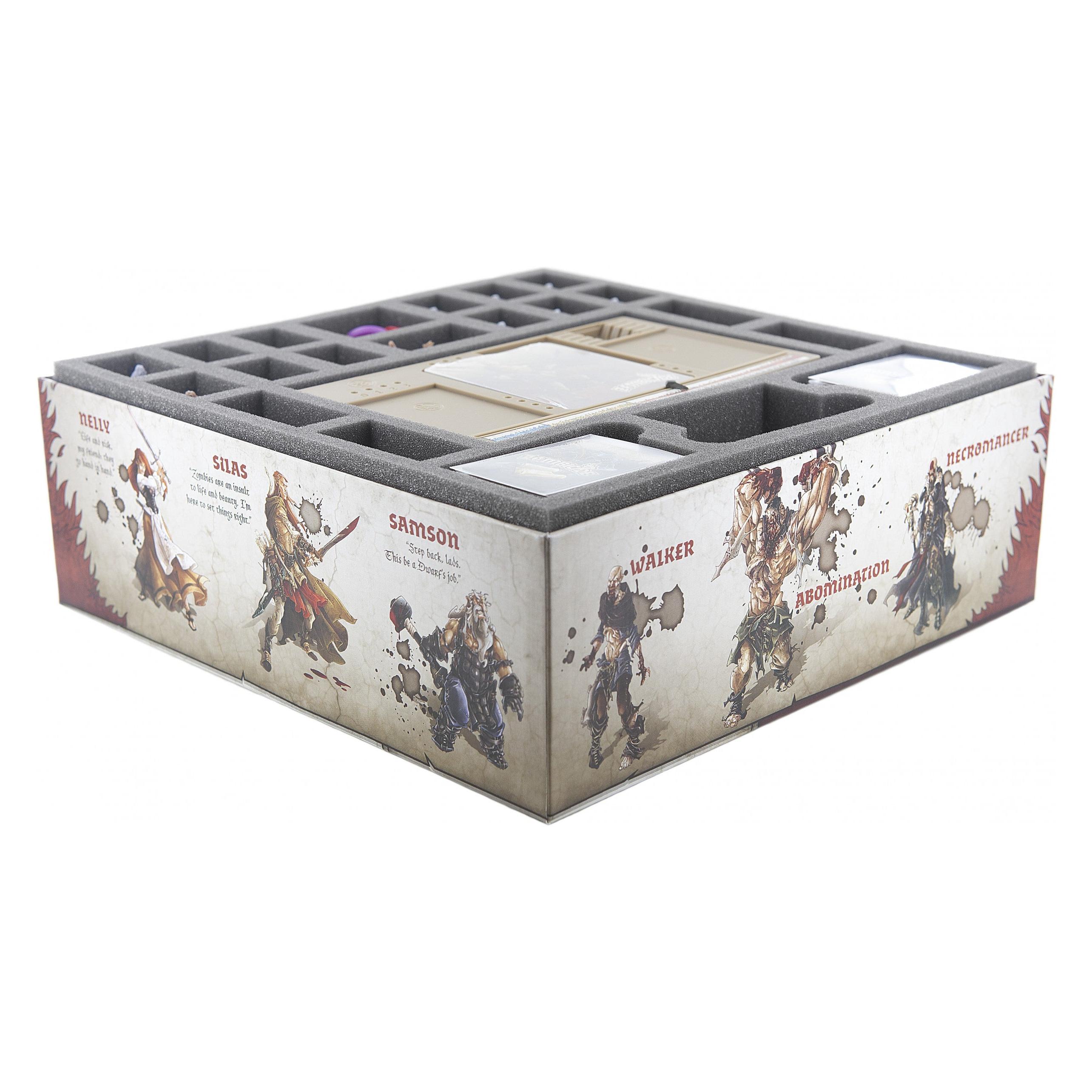 Feldherr FH56056 - Schaumstoff-Set für Zombicide: Black Plague, Brettspielbox (Schaumstoff) (AG06SET)