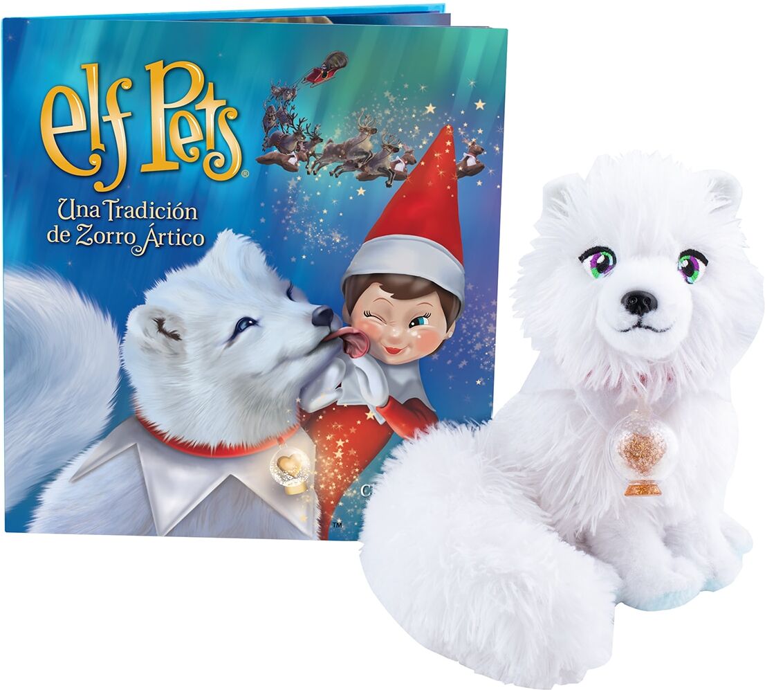 Cefa Toys Cuento y peluche Zorro Ártico Elf Pets The Elf on The Shelf .