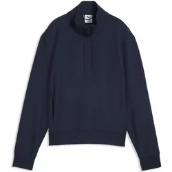 Puma, Damen, Laufjacke, W Boulder 1/2 Zip BN (XL), Blau