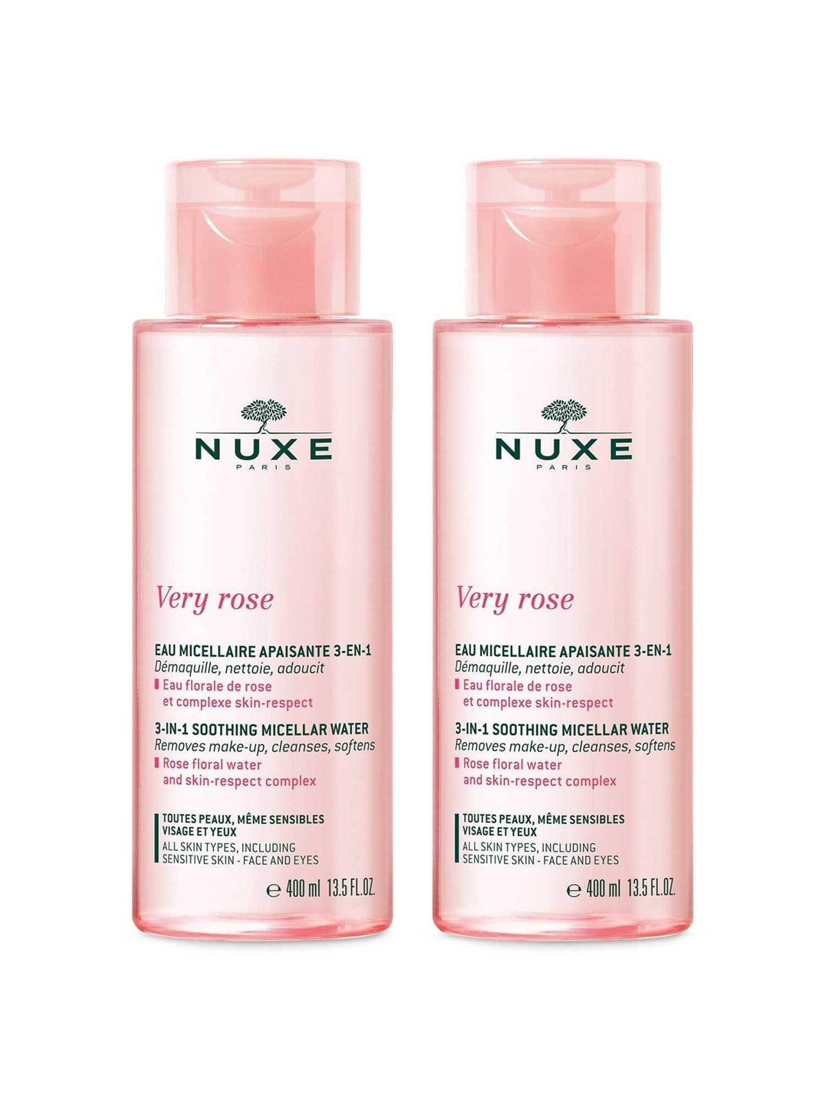 Nuxe Set Duo Very Rose Micellar Water For Sens
