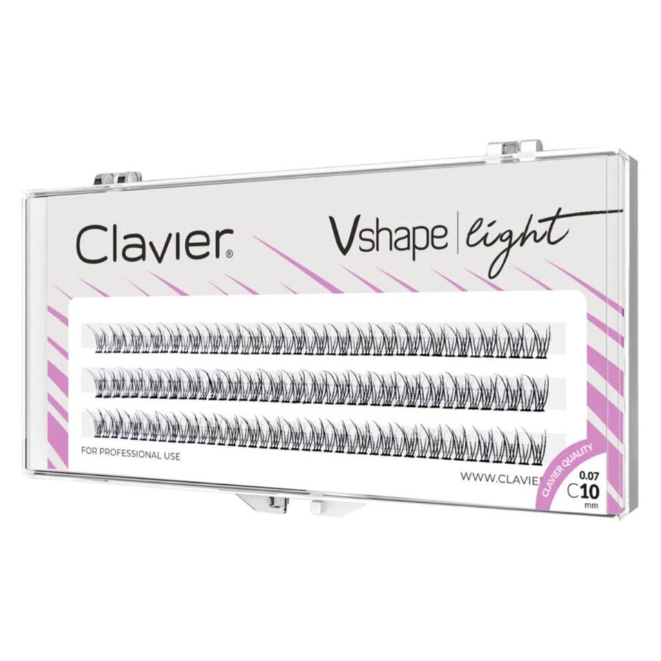 Clavier CLAVIER V Shape Light kępki rzęs 10mm (Künstliche Wimpern) (68591636)