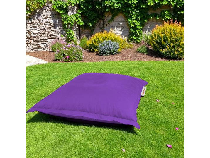 Coussin pouf de jardin 100x100 imperméable ARTA - Violet