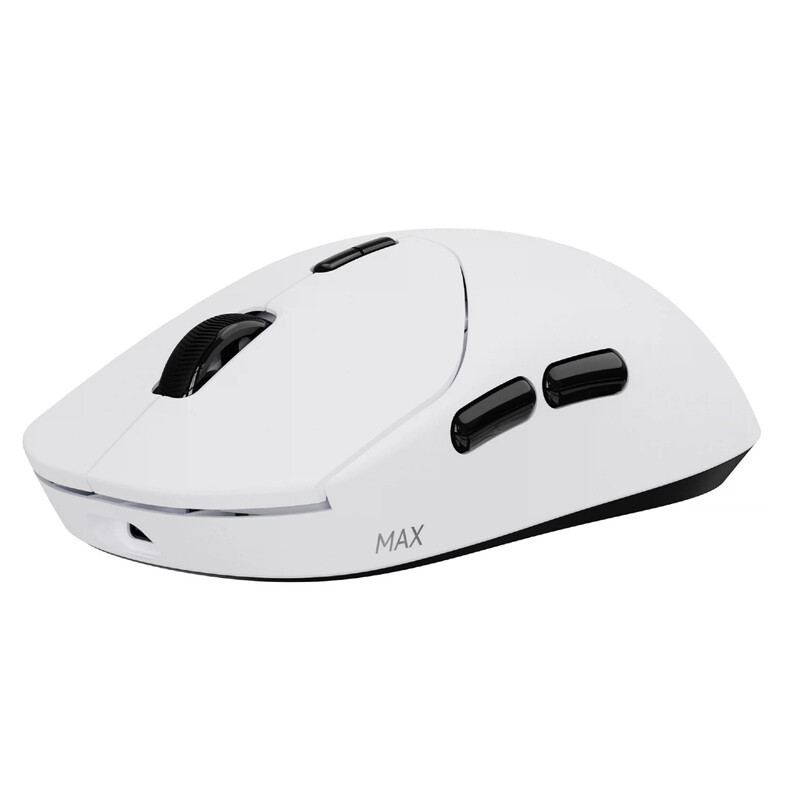 RAPOO VT2 MAX draadloze gamingmuis met 8K-pollingsnelheid, 53 g lichtgewicht en 10 programmeerbare knoppen, wit