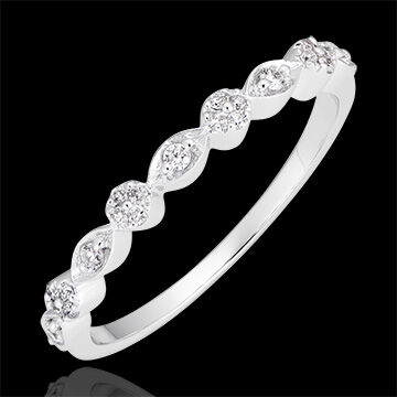 Edenly Ring Kleine Pampillen - 750er WeiÃŸgold und Diamanten