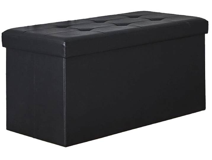 Hocker BILBAO 37.5x76.5x37.5cm schwarz