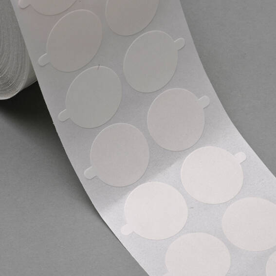 SPRINTIS Pastilles adhésives double face en PET, adhérence faible/faible 30 mm   1.000 STK, transparent