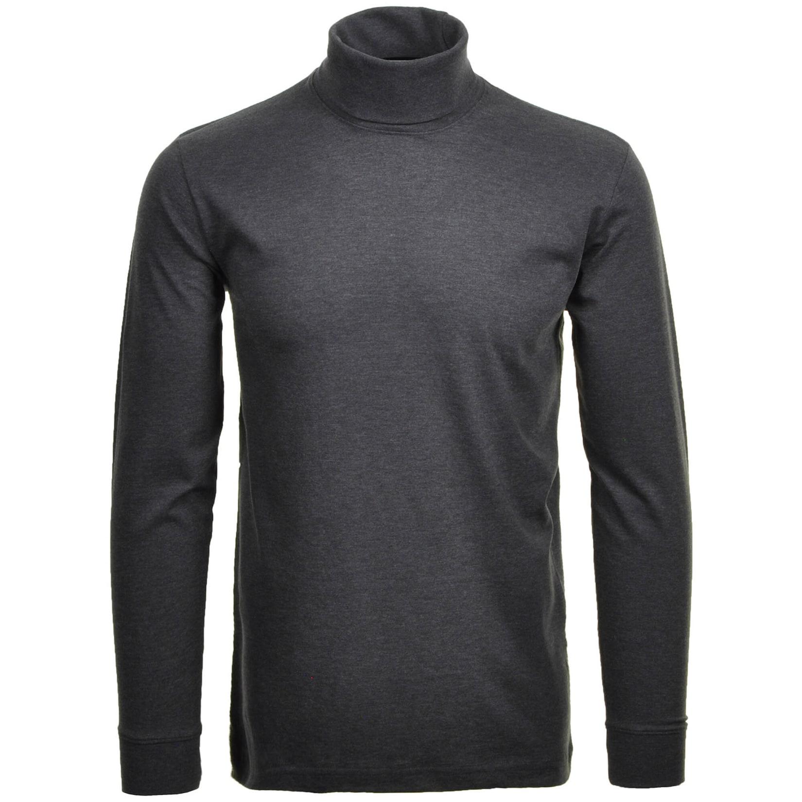 Langarm Basic Rollkragen Regular Fit Herren Longsleeve