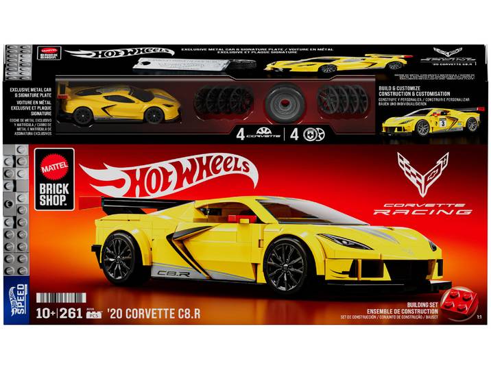 Mattel Brick Shop Hot Wheels '20 Corvette C8.R