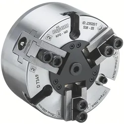 Röhm Kraftspannfutter KFD 130, 3-Backen, Standardausführung, Zylindrische Zentrieraufnahme - 041240