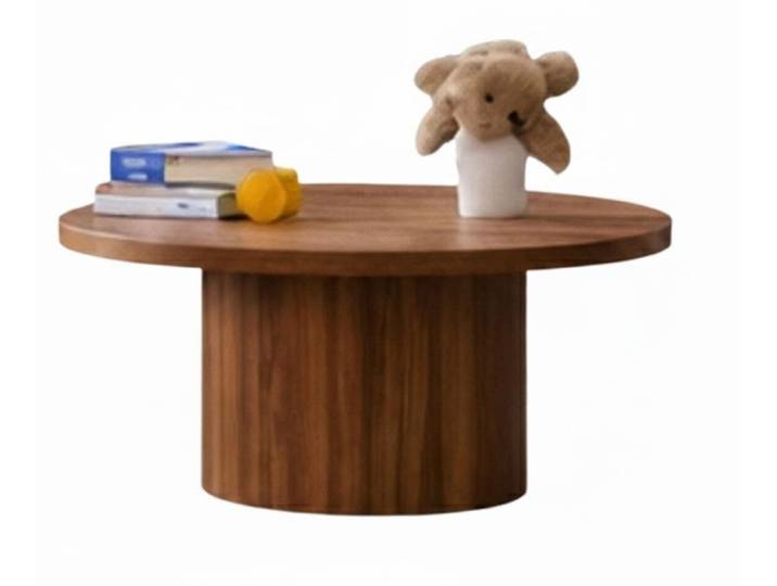 Xlmoebel Couchtisch Moderner Designer-Couchtisch in Braun mit minimalistischer Note, Made in Europa