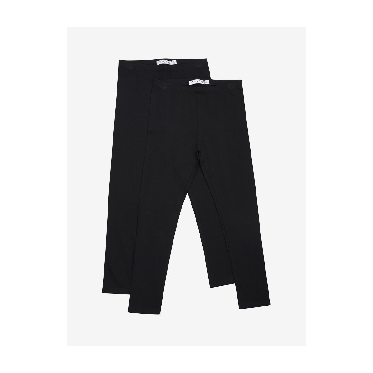 Minymo Basic Leggings (2-pack) anthracite black (193) 128 4892-193-128