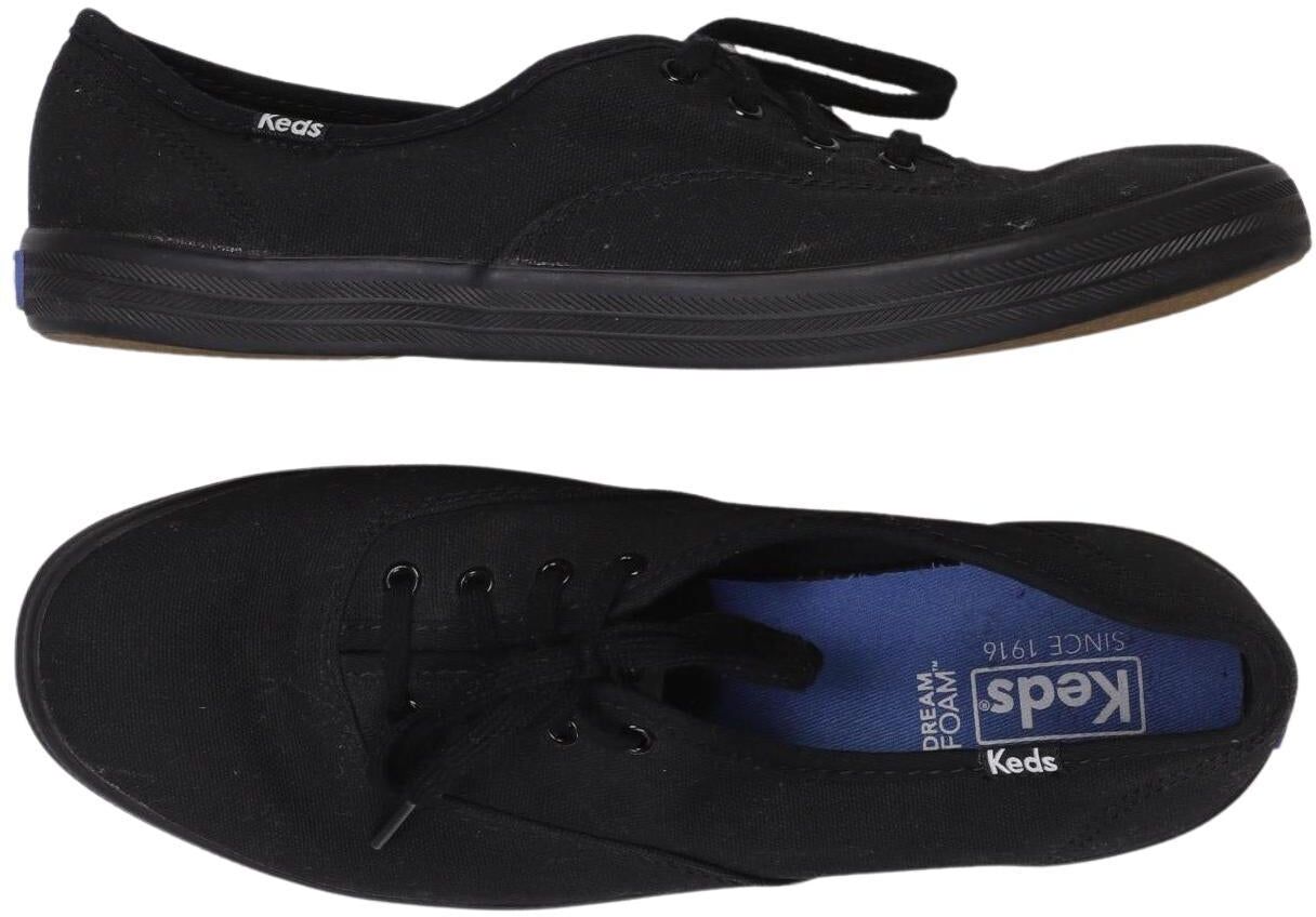 Keds Damen Sneaker, Schwarz, Gr. EU 38, kein / Etikett - Second Hand