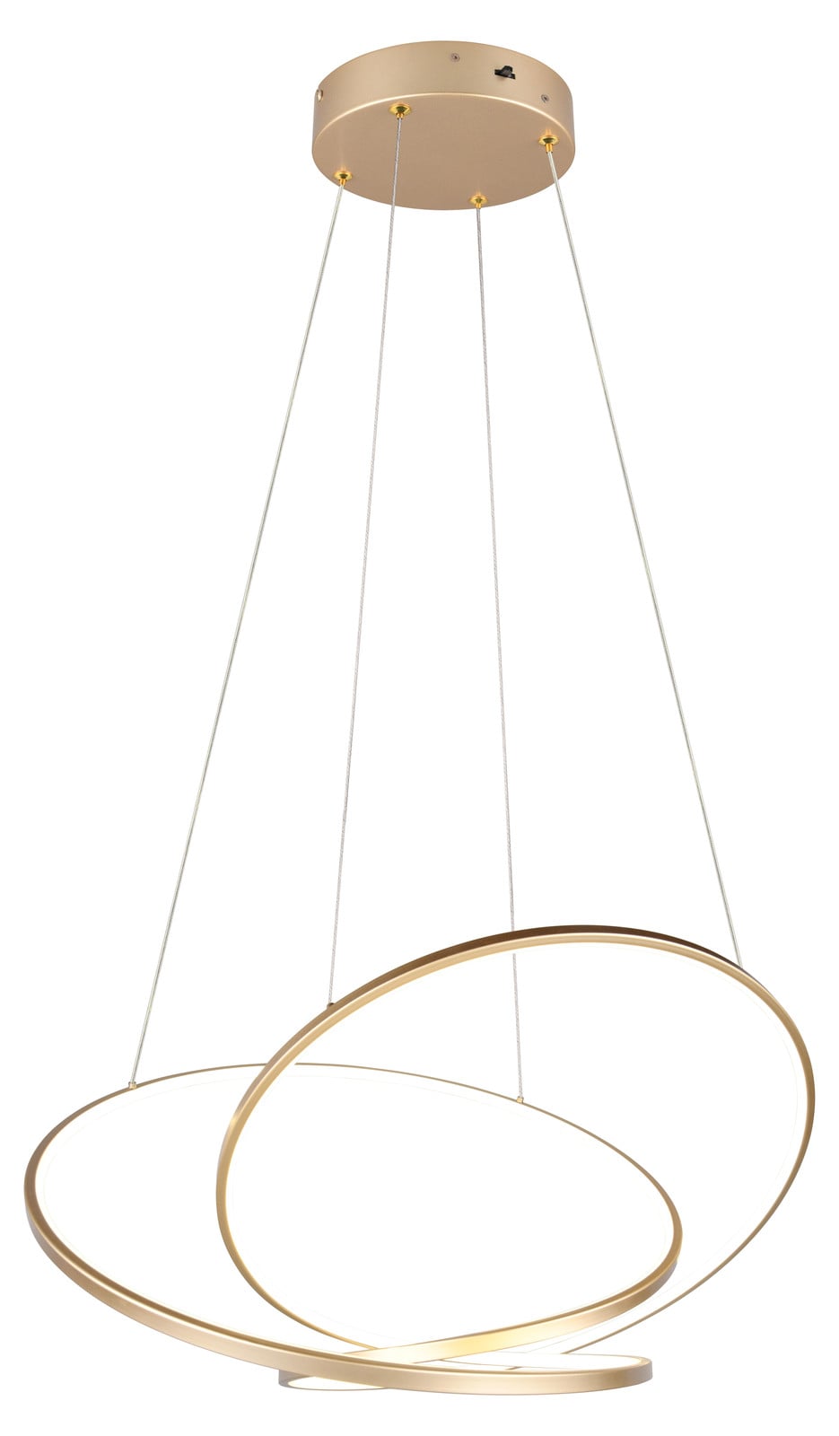 Trio Darvin Hanglamp Goud/Messing - 75 cm - LED - Dimbaar