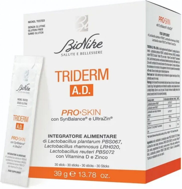 Bionike Triderm Pro Skin Integratore Alimentare 30 Stick
