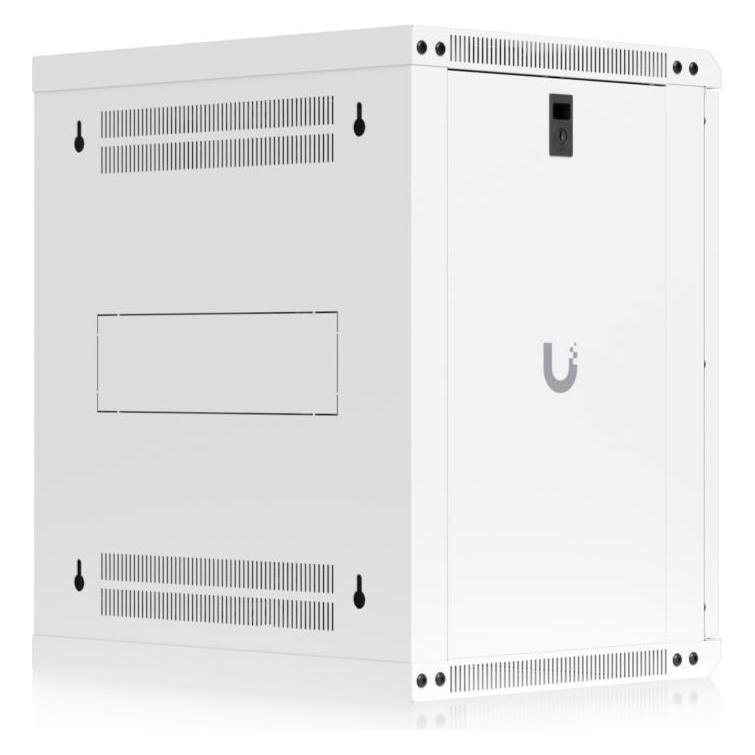 Ubiquiti Wandschrank 12U Rack 19 / 12HE / Weiss, Glastür (12 HE, 19 Zoll Rack) (UACC-Rack-12U-Wall-450-G)