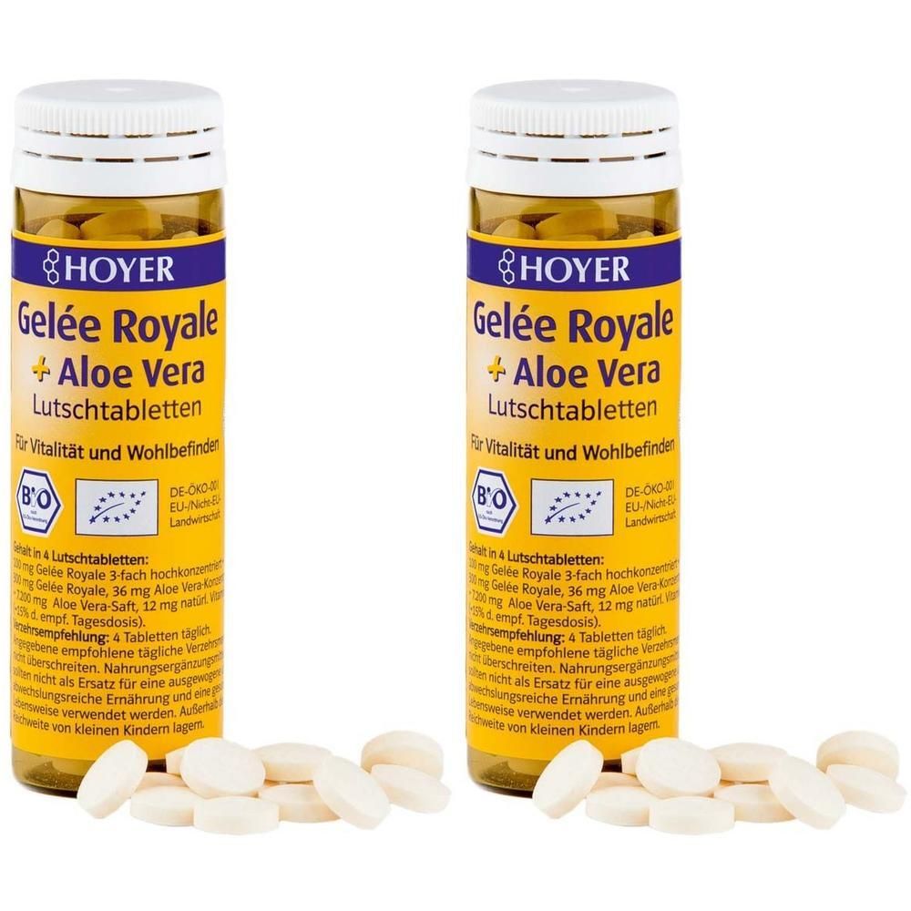 Hoyer Bio Gelee Royale & Aloe Vera Lutschtabletten x2 2x60 St