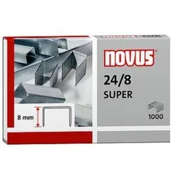 novus Heftklammern SUPER 24/8 - 1.000 Stück